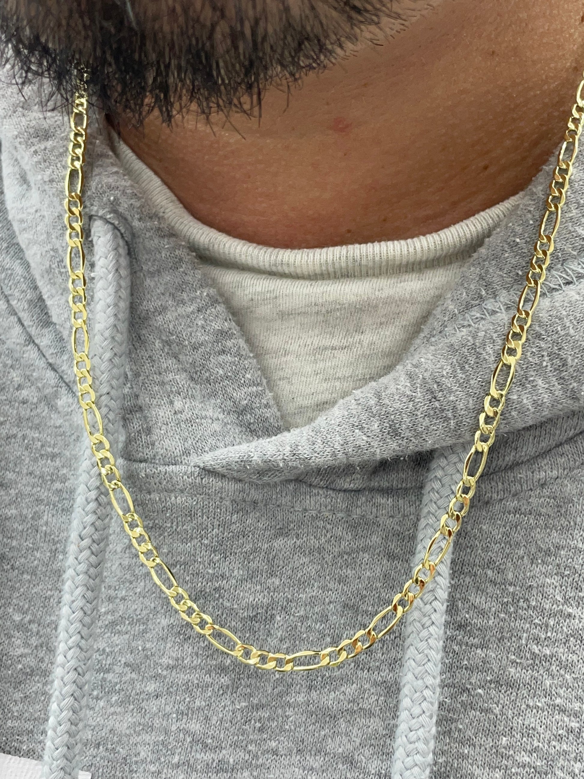 10k gold 4mm rope chain – C3jewelry
